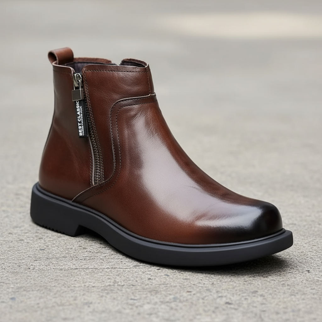 Helvano | Herren Stiefel mit Reissverschluss