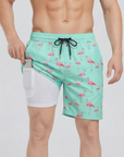 Helvano | Schnelltrocknende Badeshorts mit Kompression für Herren