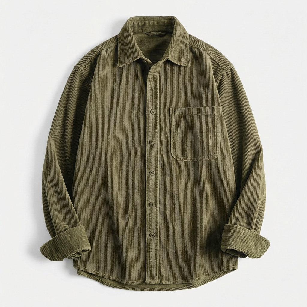 Helvano | Cord-Overshirt für Herren