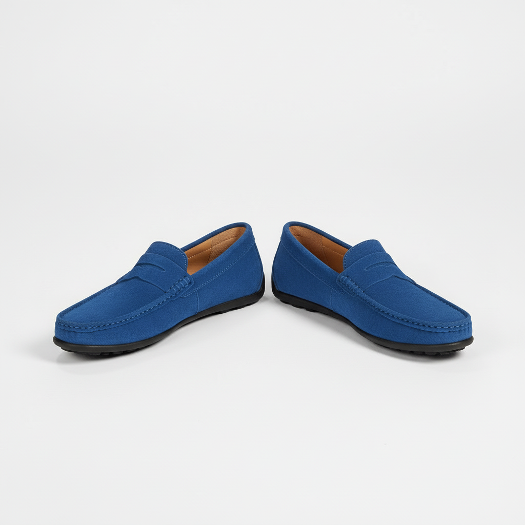 Helvano | Wildleder-Slipper mit flexibler Sohle für Herren