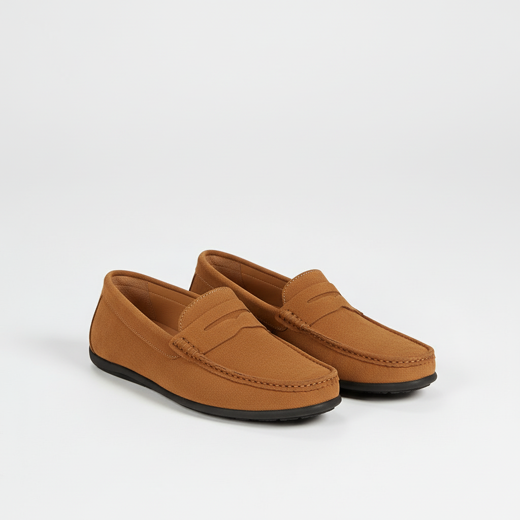 Helvano | Wildleder-Slipper mit flexibler Sohle für Herren