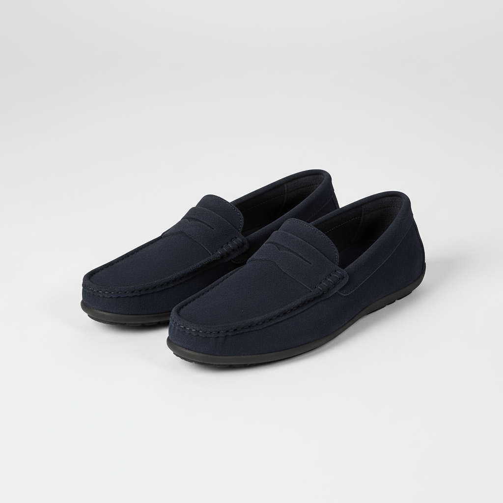 Helvano | Wildleder-Slipper mit flexibler Sohle für Herren