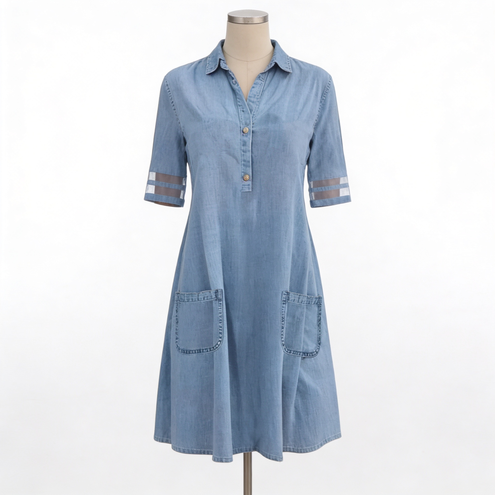 Helvano | Klassisches Jeanskleid für Damen