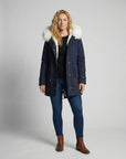 Helvano | Warme Winterjacke für Damen, Mittellang
