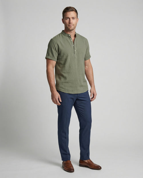 Helvano | Herren-Poloshirt mit V-Ausschnitt