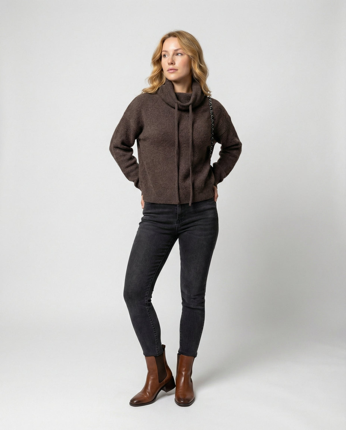 Helvano | Damen Rollkragenpullover aus Merinowolle
