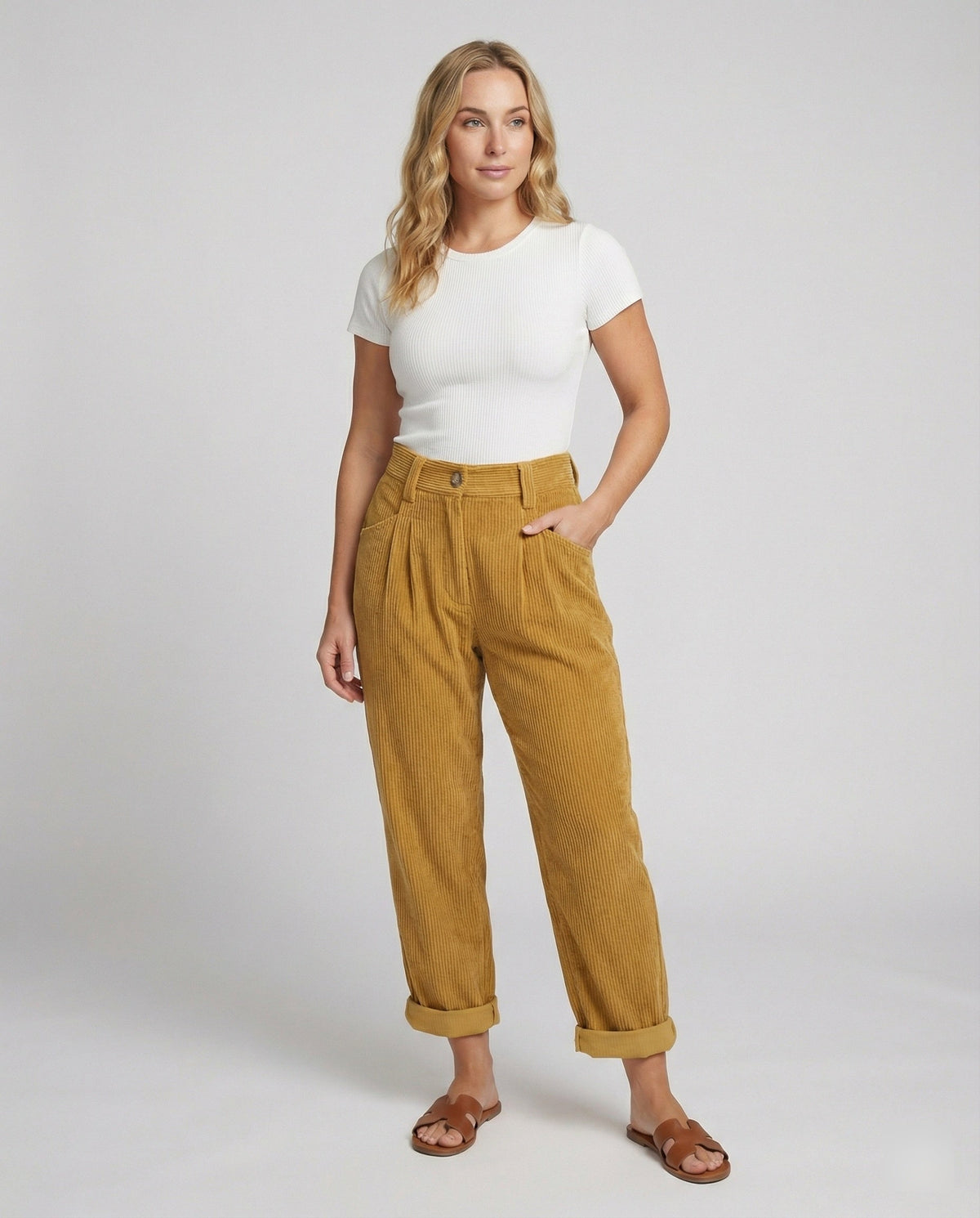 Helvano | Lässige Cordhose für Damen