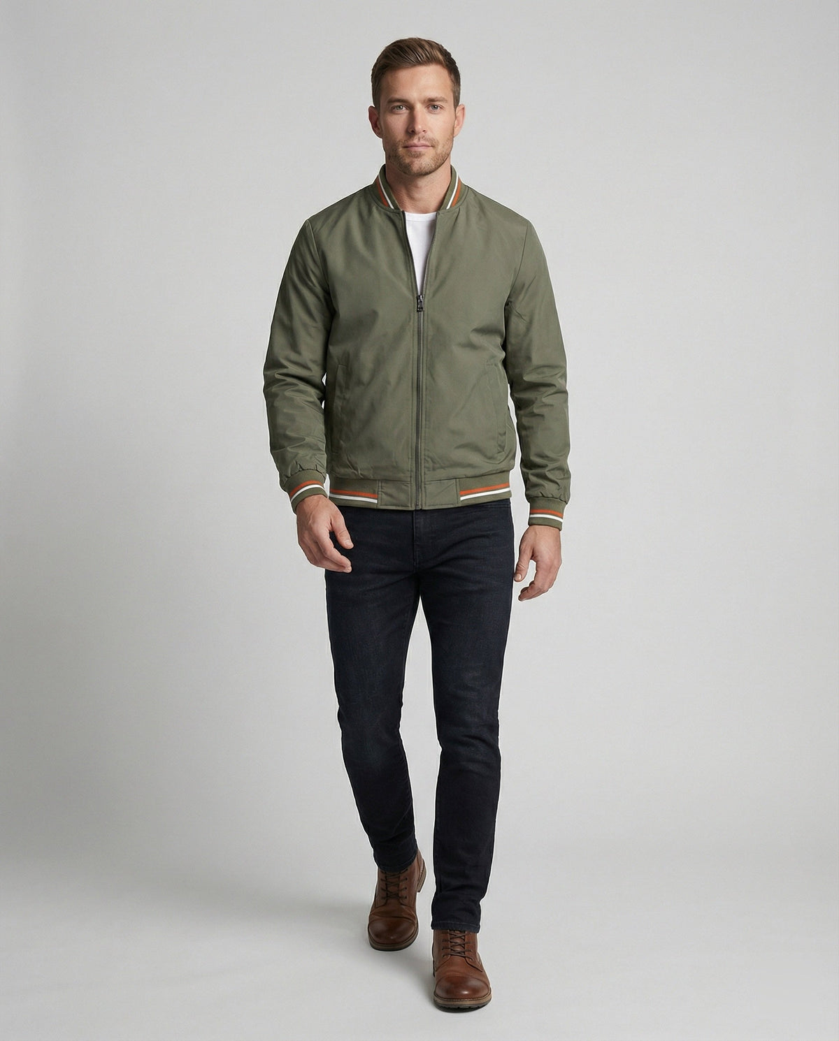 Helvano | Slim-Fit Bomberjacke für Herren