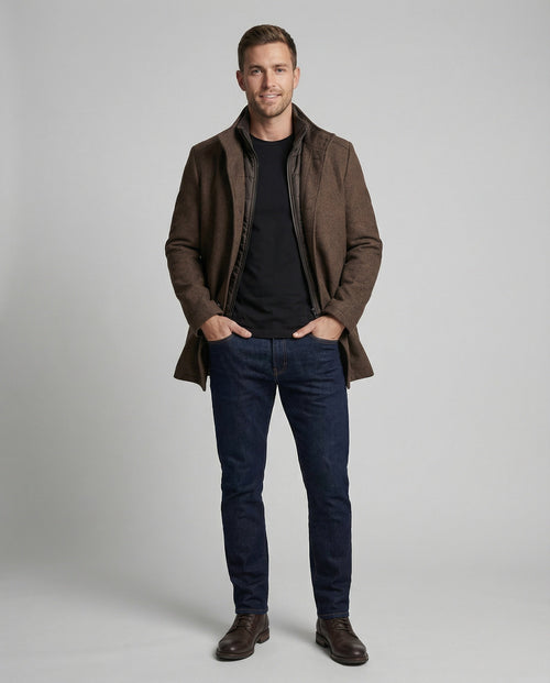 Helvano | Herrenjacke mit abnehmbarer Weste