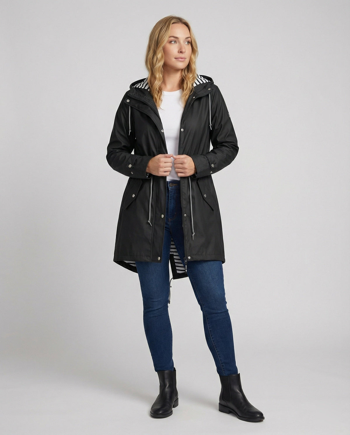 Helvano | Regenjacke mit Kapuze für Damen