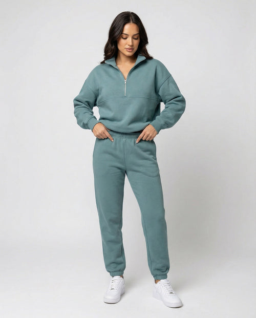 Helvano | Sportlicher Jogginganzug für Damen mit Zip-Hoodie