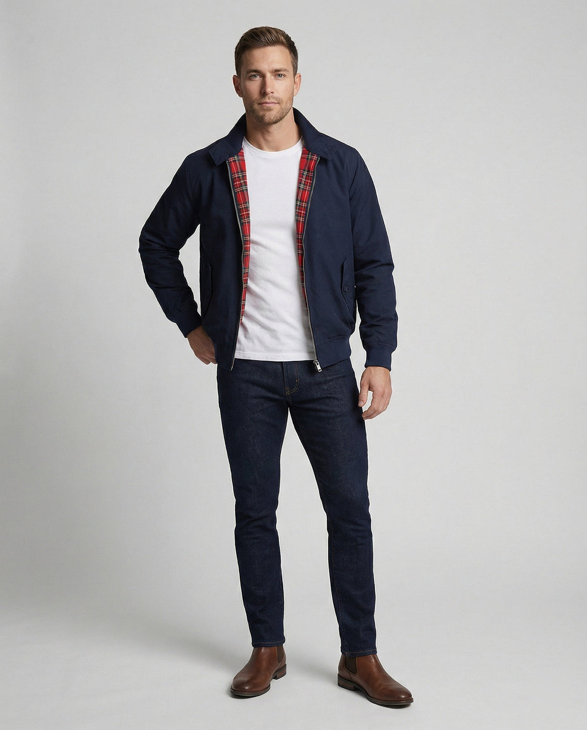 Helvano | Harrington-Jacke mit Reissverschluss für Herren