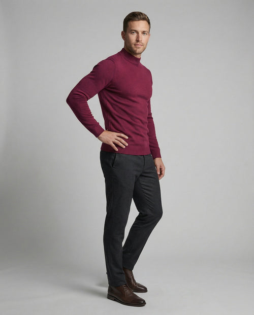 Helvano | Herren Pullover mit Stehkragen
