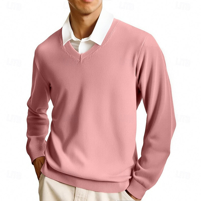 Helvano | Strickpullover mit V-Ausschnitt für Herren