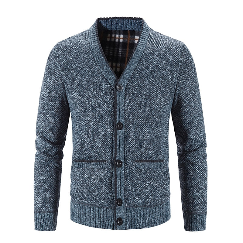 Helvano | Strickjacke mit V-Ausschnitt für Herren