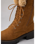 Helvano | Kniehohe Schnür-Winterstiefel für Damen