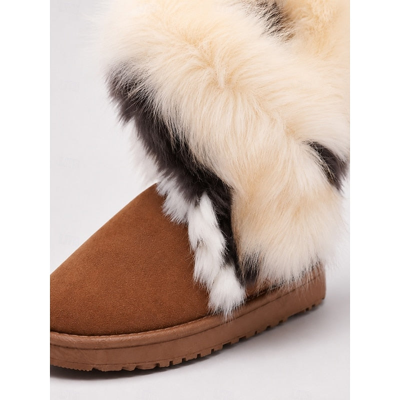 Helvano | Damen-Winterstiefel mit Plüschbesatz