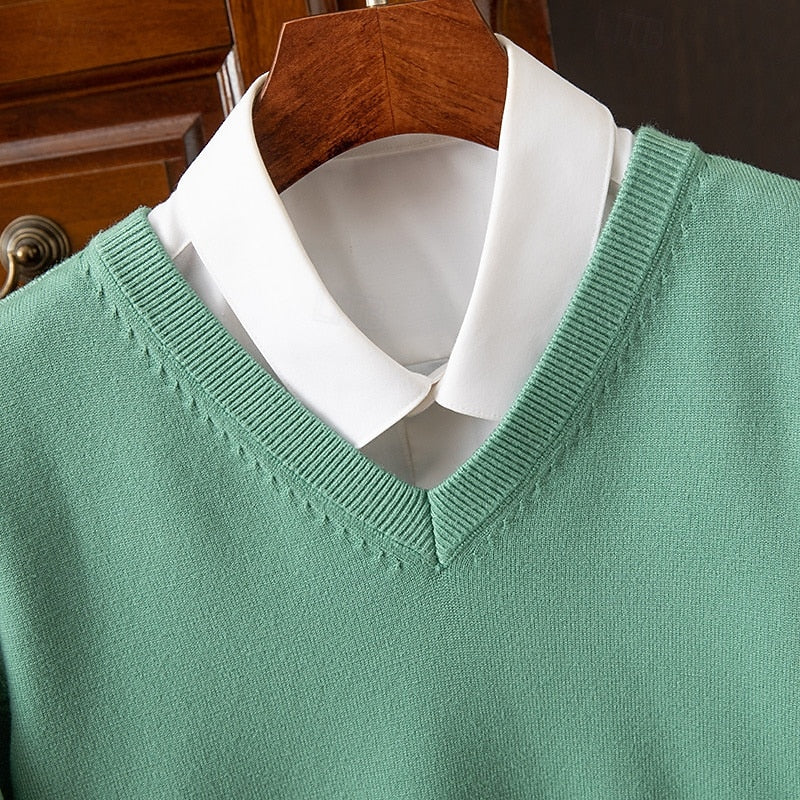 Helvano | Strickpullover mit V-Ausschnitt für Herren