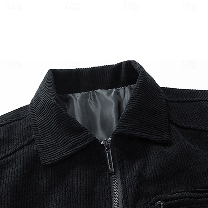 Helvano | Herrenjacke mit Rippkragen