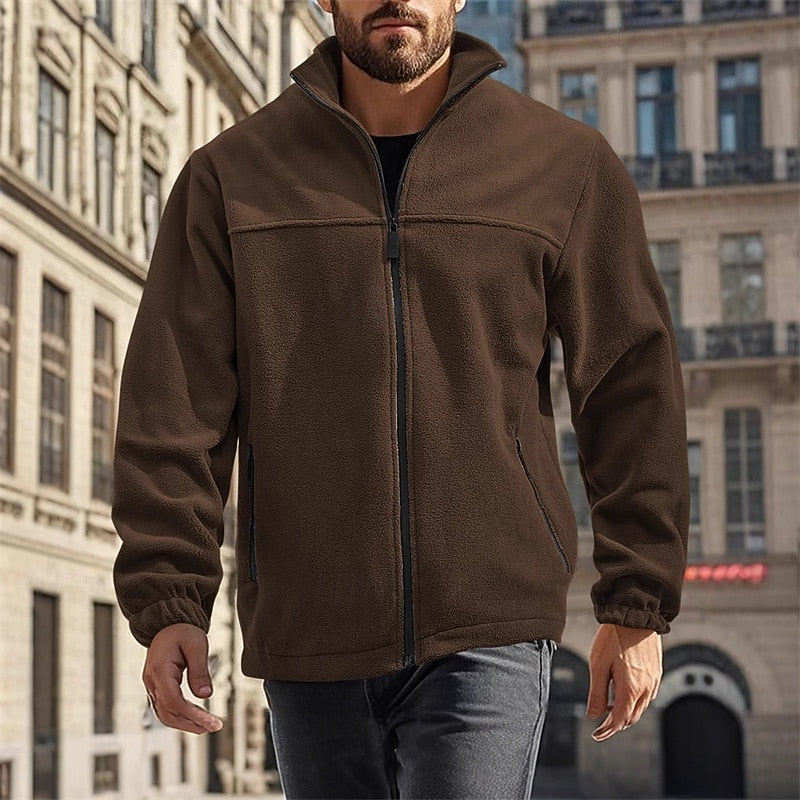 Helvano | Herrenjacke mit Stehkragen und Reissverschluss
