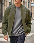 Helvano | Herren-Stehkragenjacke mit Reissverschluss