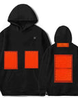 Helvano | Beheizter Unisex-Hoodie in Schwarz