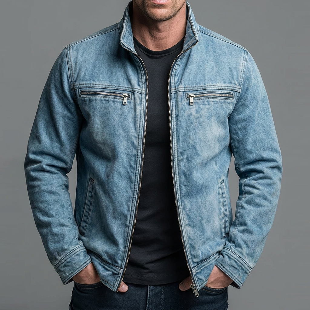 Helvano | Vintage Washed Jacke für Herren