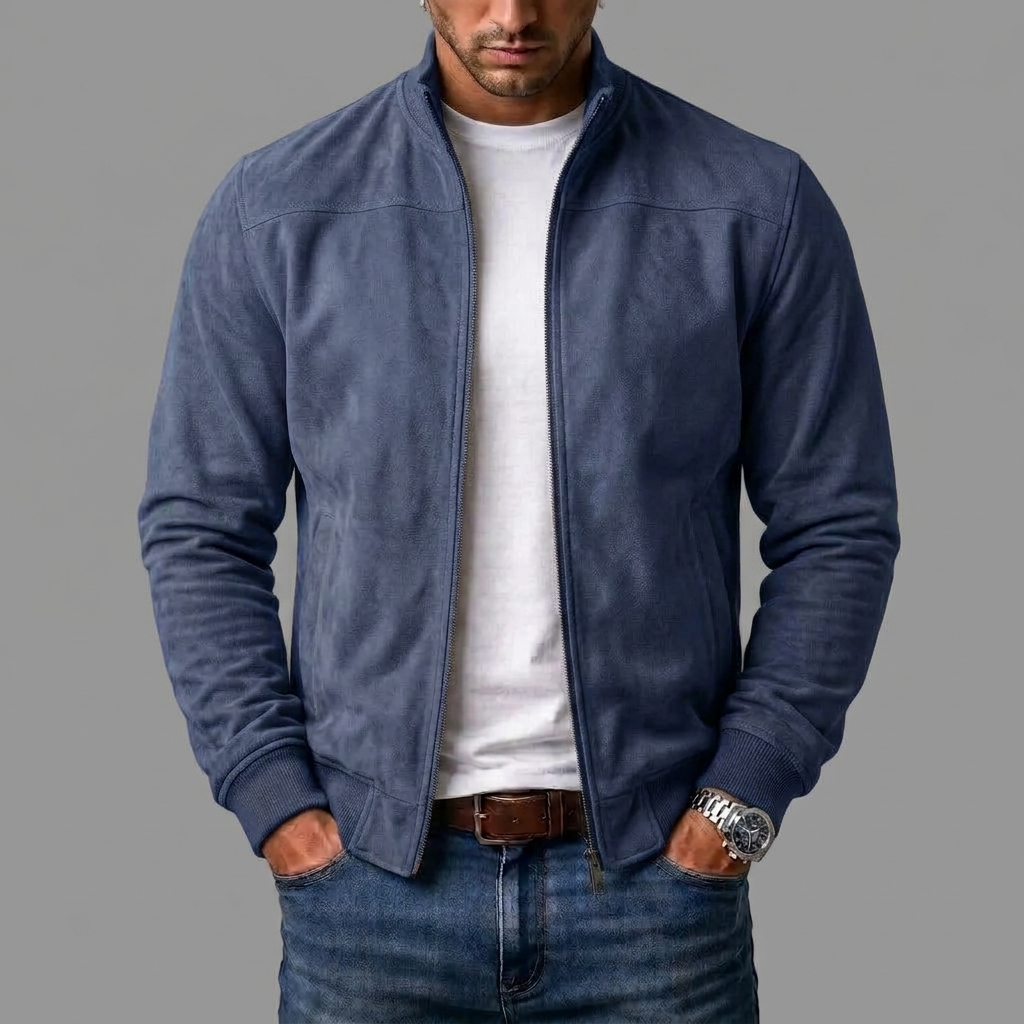 Helvano | Herren Bomberjacke aus Wildleder