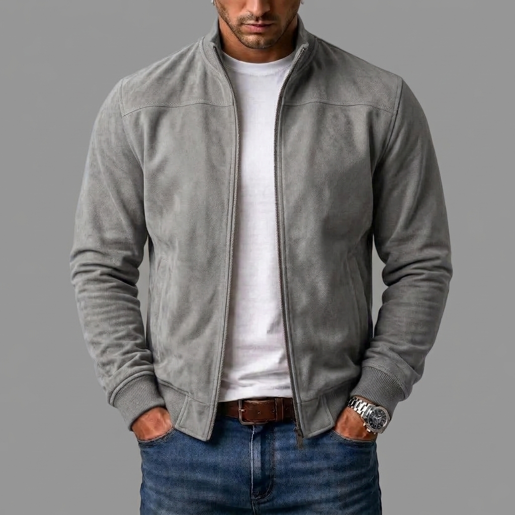 Helvano | Herren Bomberjacke aus Wildleder