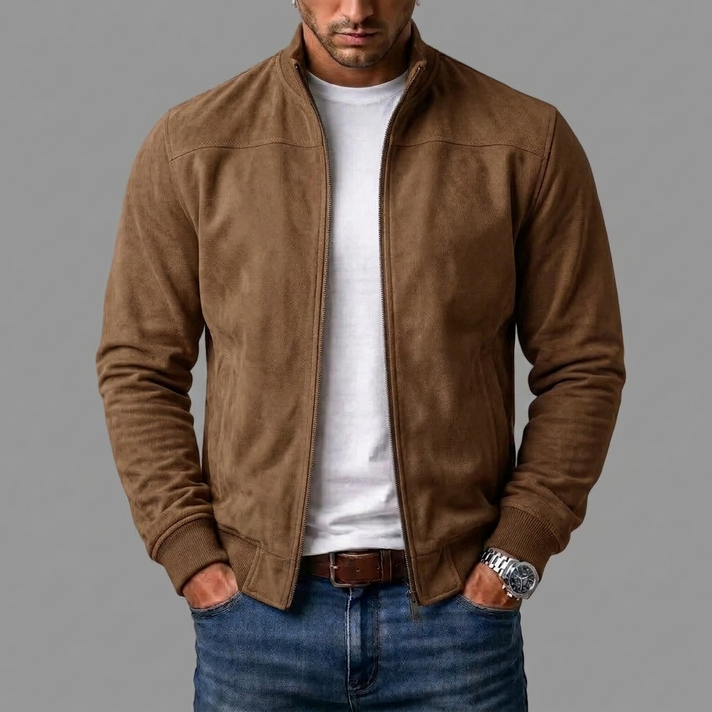 Helvano | Herren Bomberjacke aus Wildleder