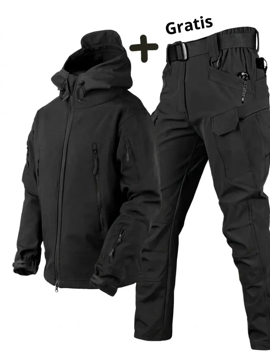 Helvano | Windbreaker-Jacke mit Softshell-Hose im Set für Damen