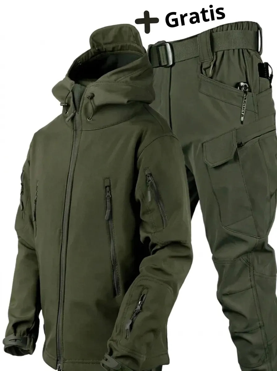 Helvano | Windbreaker-Jacke mit Softshell-Hose im Set für Damen