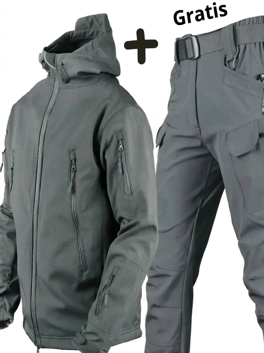 Helvano | Windbreaker-Jacke mit Softshell-Hose im Set für Damen