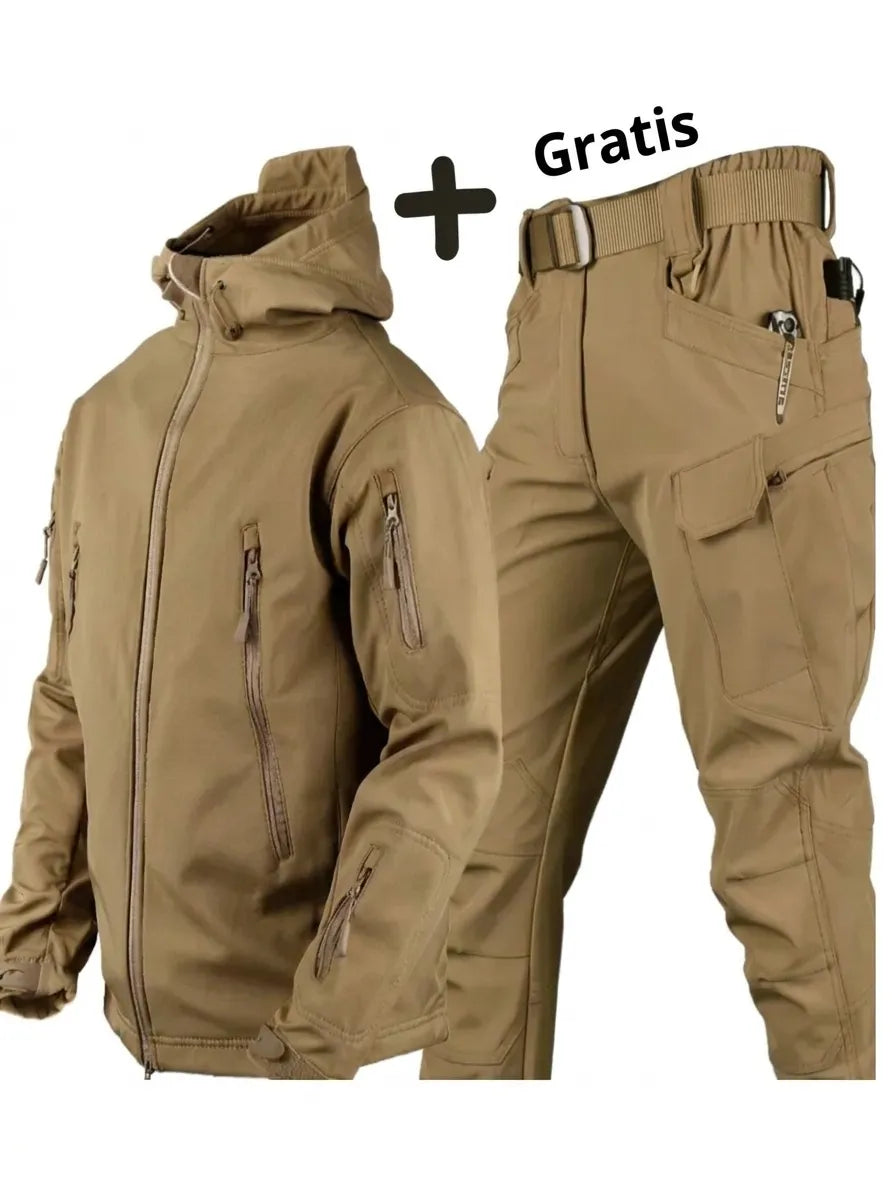 Helvano | Windbreaker-Jacke mit Softshell-Hose im Set für Damen