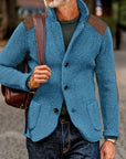 Helvano | Strukturierte Strickjacke für Herren