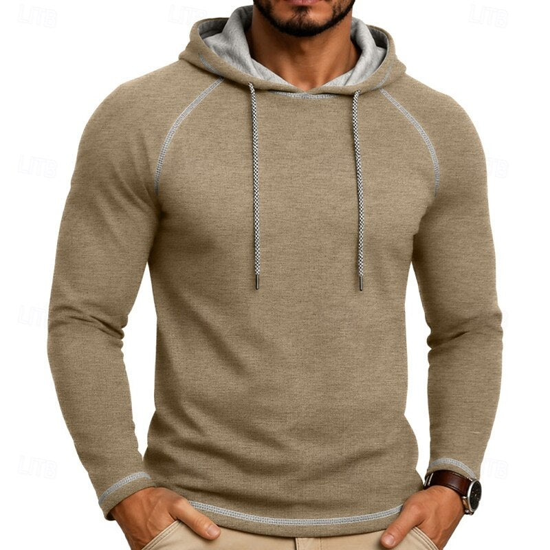 Helvano | Klassischer Kapuzenpullover mit Kordelzug für Herren