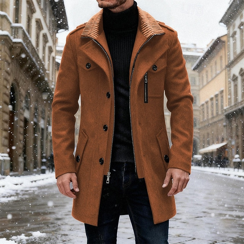 Helvano | Taillierter Wintermantel für Herren