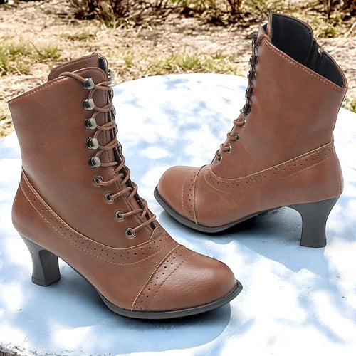 Helvano | Viktorianische Schnürstiefeletten für Damen