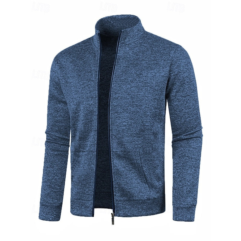 Helvano | Stehkragenjacke mit Reissverschluss für Herren