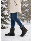 Helvano | Winterstiefel mit Fell-Optik für Damen