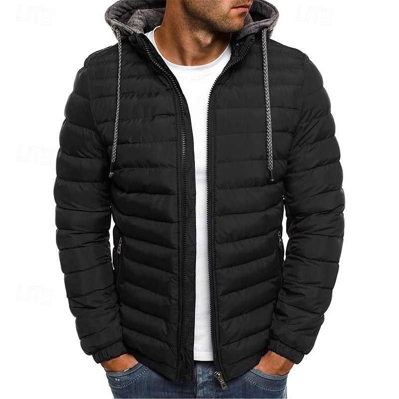 Helvano | Gesteppte Pufferjacke mit Kapuze für Herren