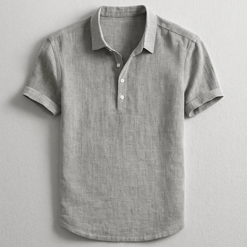 Helvano | Leinen-Poloshirt für Herren