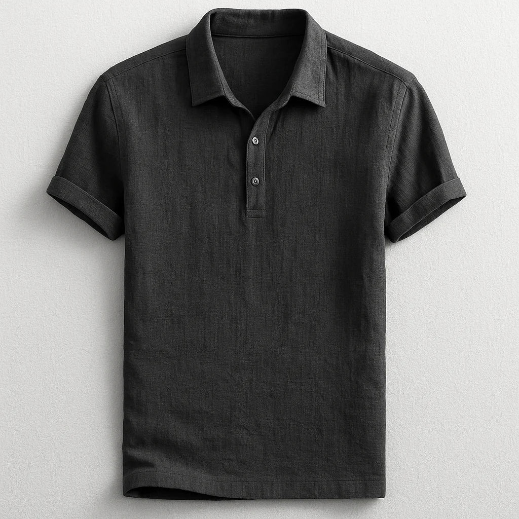 Helvano | Leinen-Poloshirt für Herren