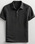 Helvano | Leinen-Poloshirt für Herren