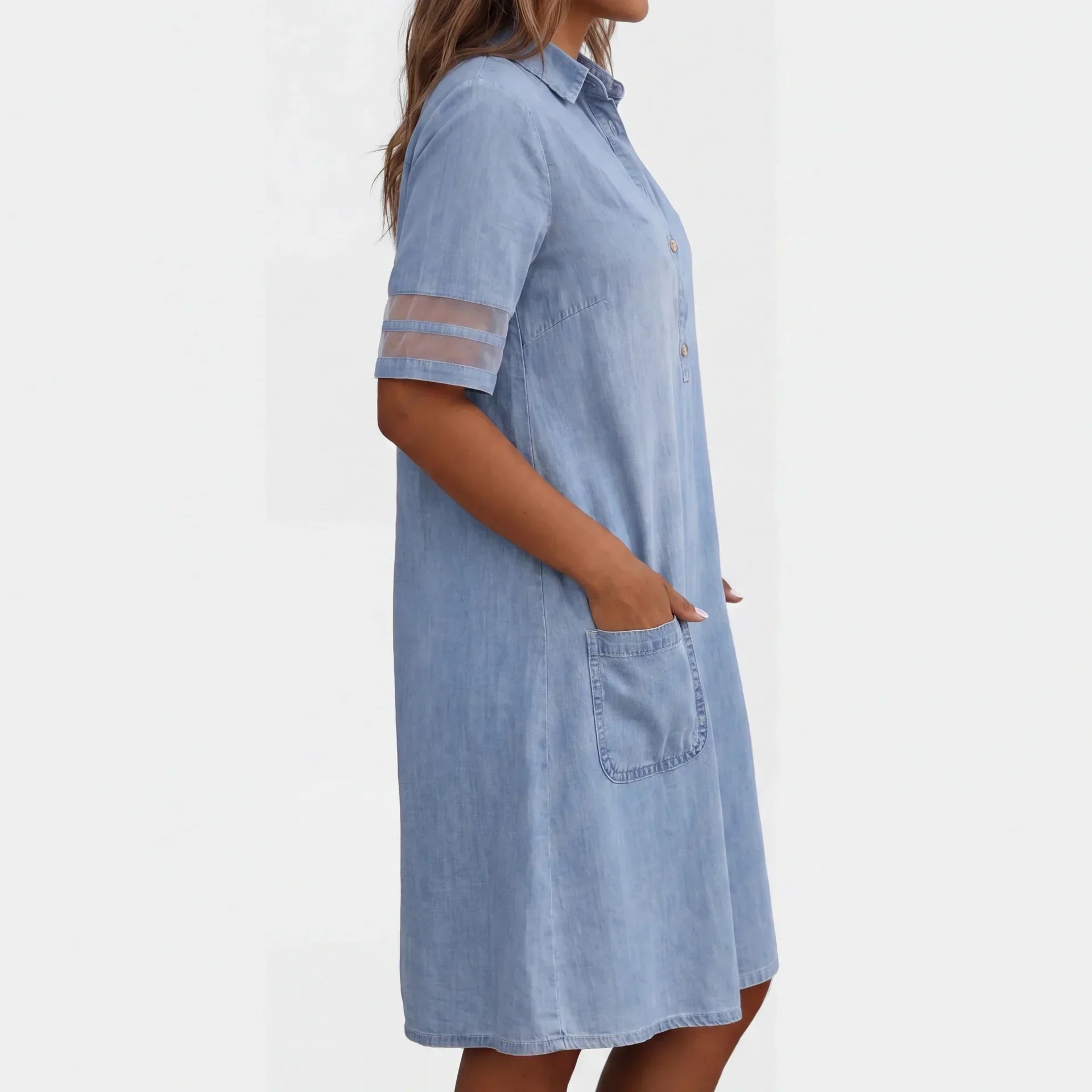 Helvano | Klassisches Jeanskleid für Damen