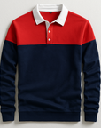 Helvano | Langarm-Poloshirt für Herren
