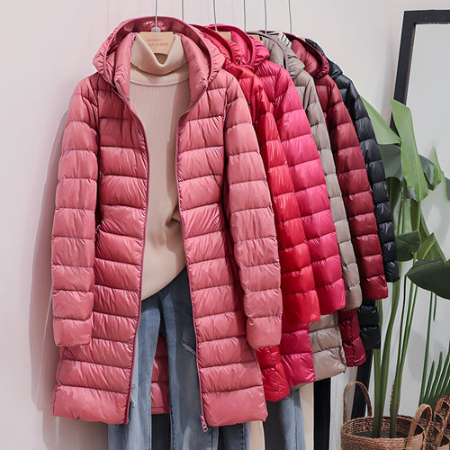 Helvano | Lange Daunenjacke für Damen