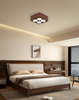 Helvano | Holz-Deckenleuchte für Wohnzimmer