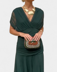 Helvano | Drapiertes Damenkleid