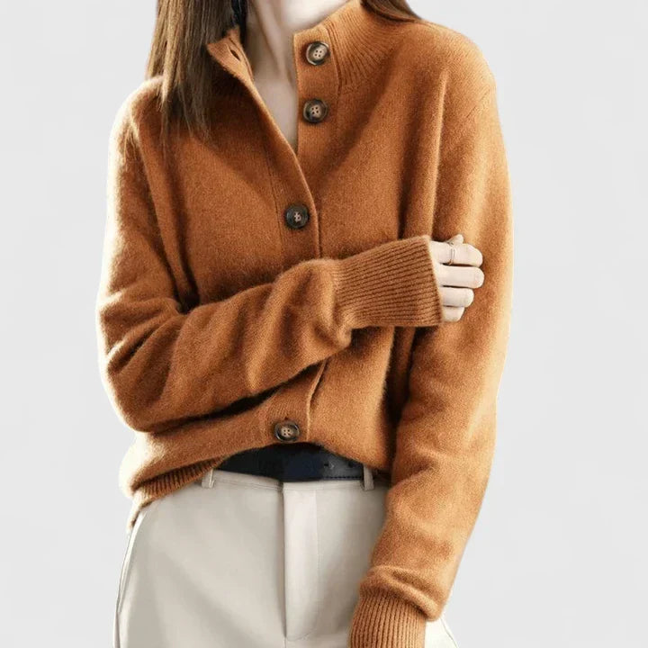 Helvano | Strickjacke mit Kragen für Damen
